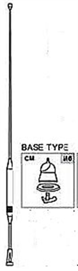 AM5-4G FX  UHF Araç Anteni kaporta tip diplikle